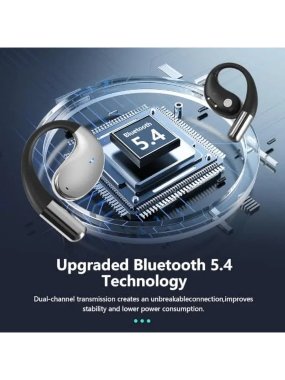 Real-Time Translation Earbuds, 164 Languages, Bluetooth 5.4, 60H Battery, Travel